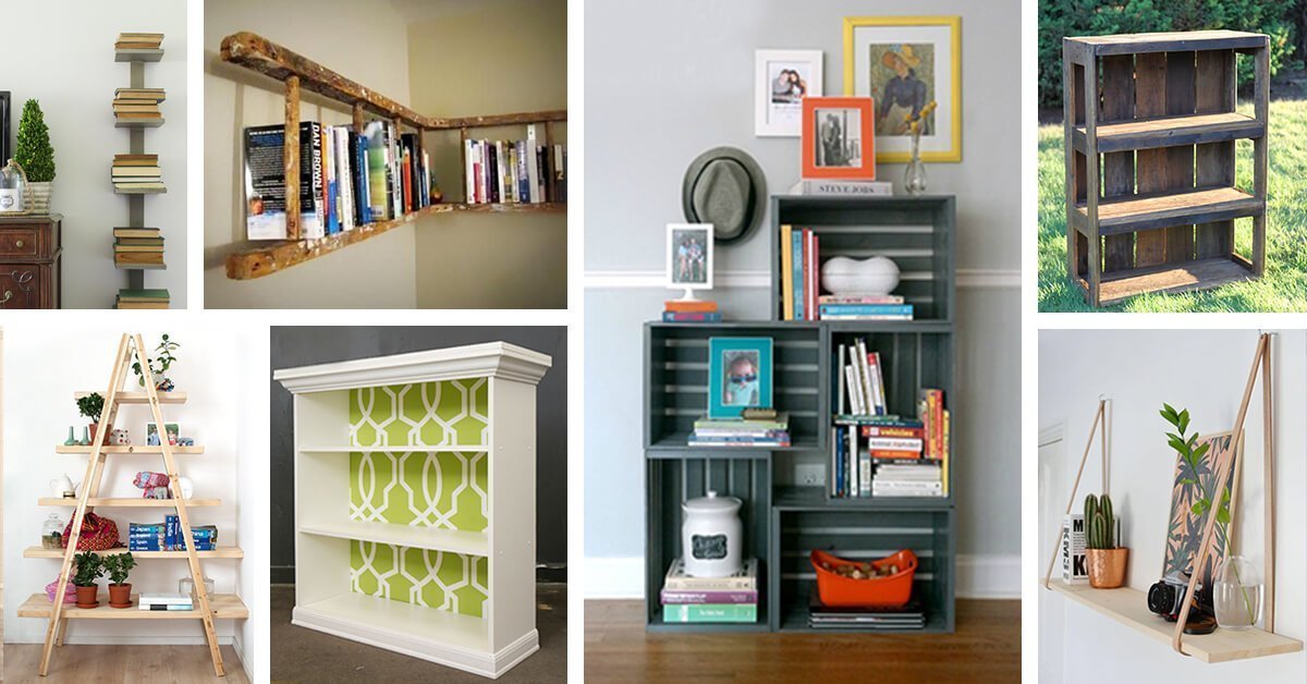 Featured image for “47 Trendy DIY Bookshelf Ideas to Save Space on a Budget”