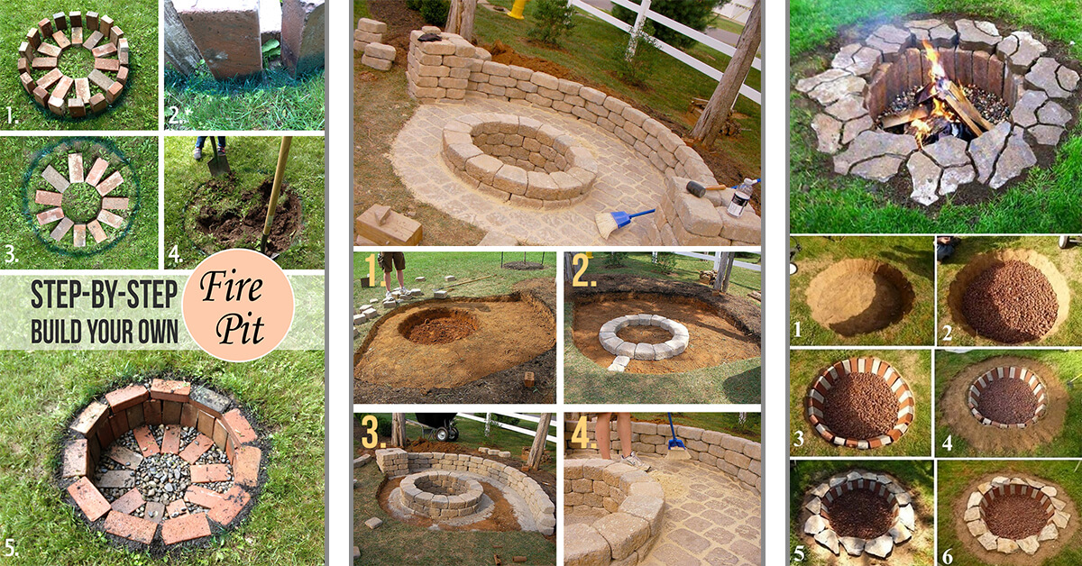 Featured image for “27 Inexpensive DIY Fire Pit Ideas for Your Backyard”