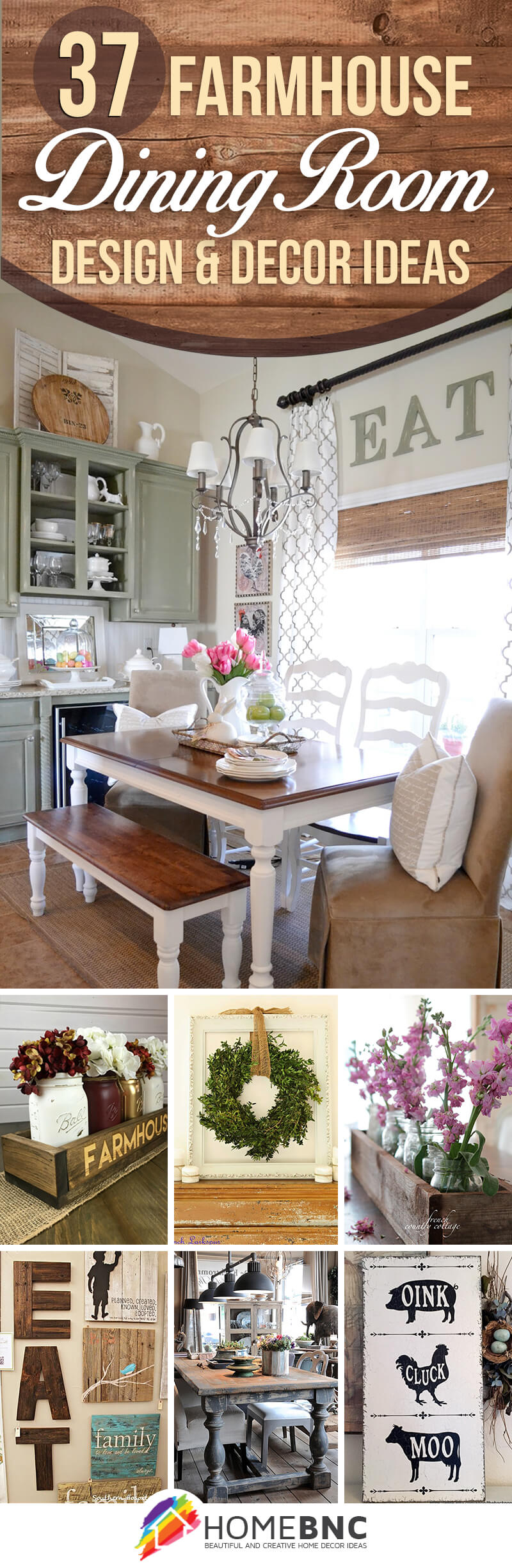 Farmhouse Dining Room Decorations