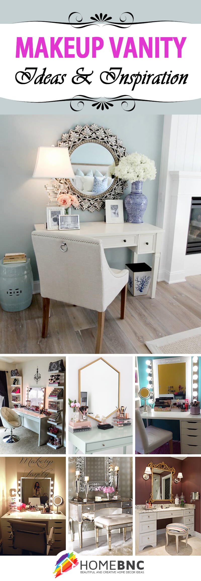 Designs for Makeup Vanity