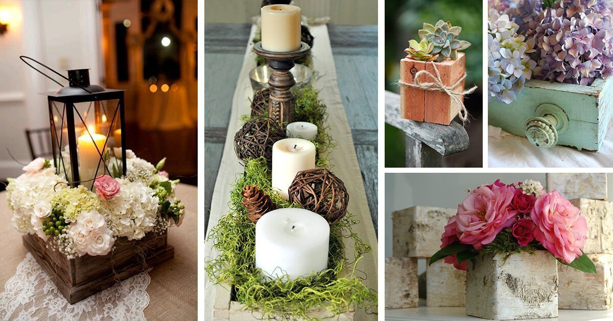 Featured image for “50+ Simple and Cute Rustic Wooden Box Centerpiece Ideas to Liven Up Your Decor”