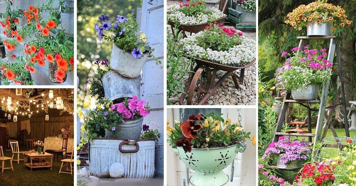 Featured image for 45+ Vintage Garden Decor Ideas to Give Your Outdoor Space Vintage Flair