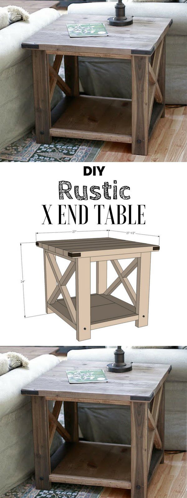 X End Marks The Spot DIY Table