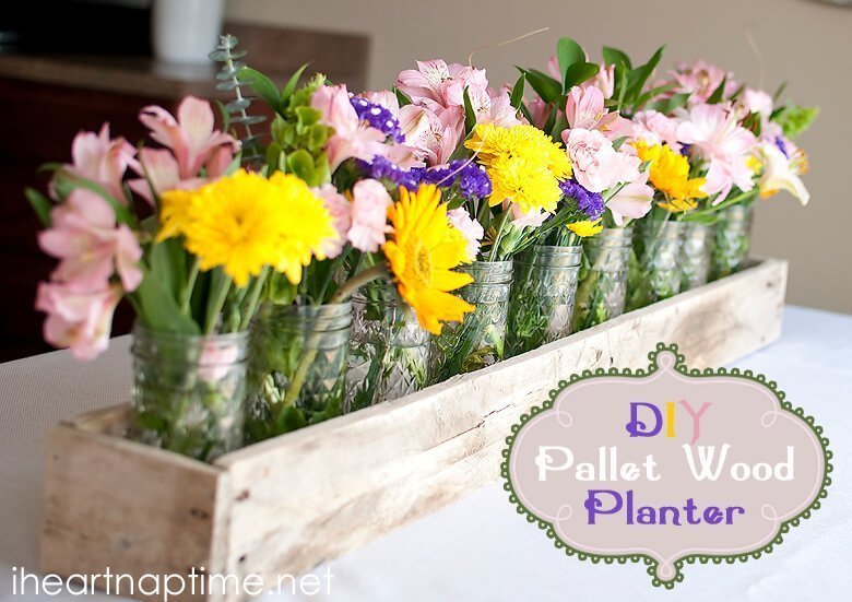 Pretty Pallet Wooden Planter