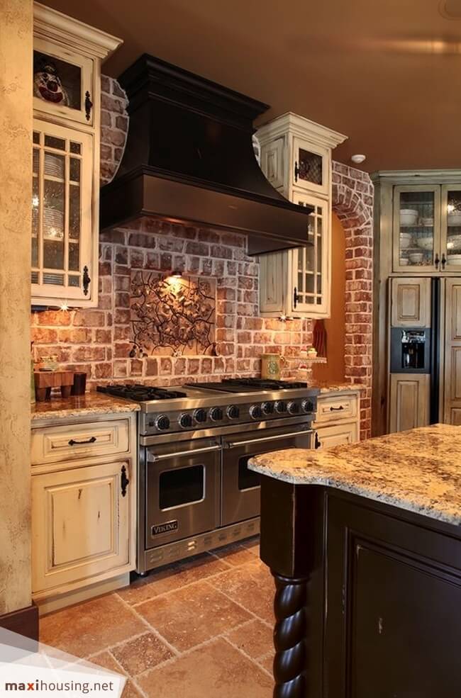 Forest Retreat Rustic Earth-Toned Kitchen