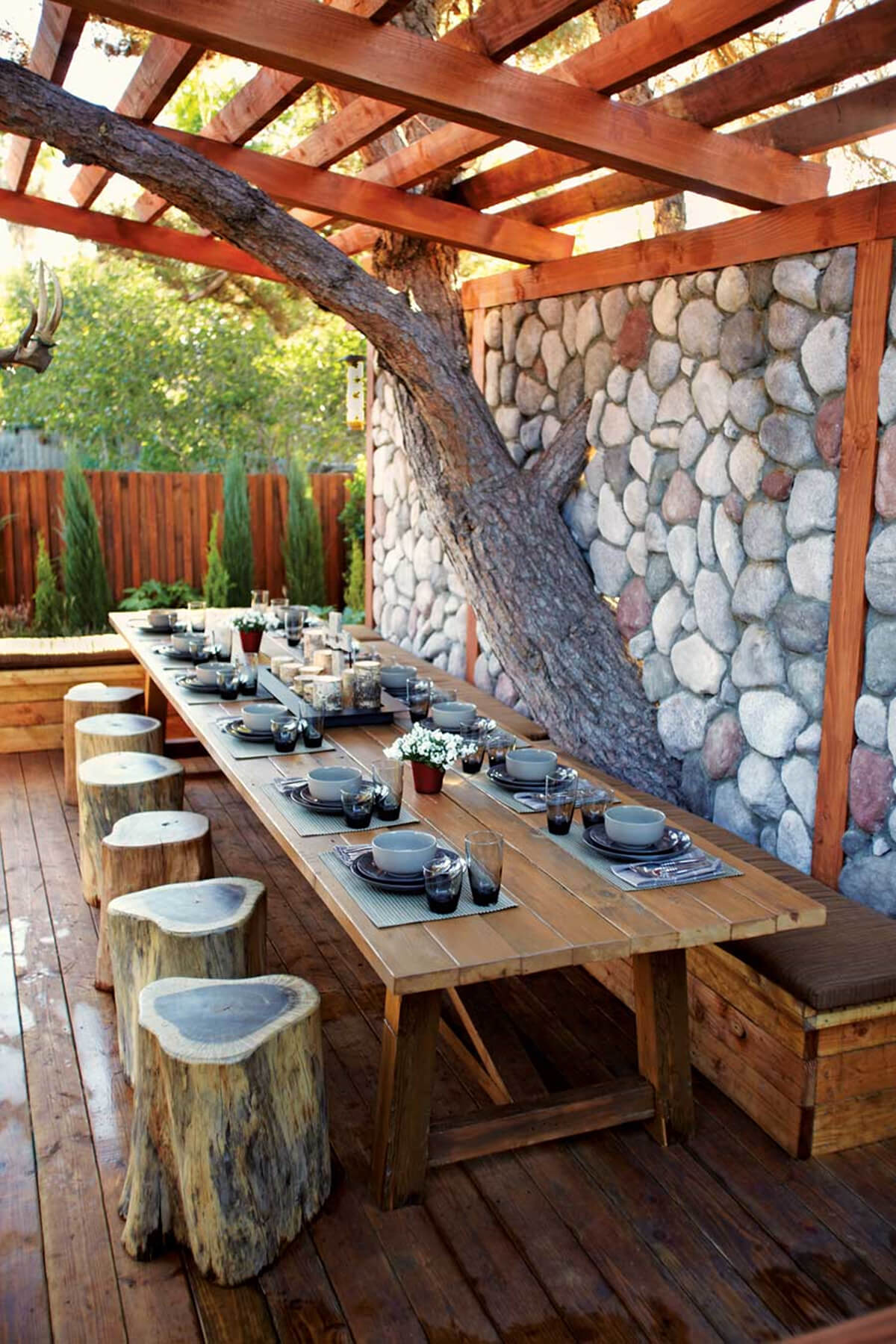 A Walk In The Woods Repurposed Wooden Pergola