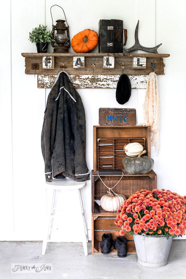 DIY Rustic Fall Wood Sign