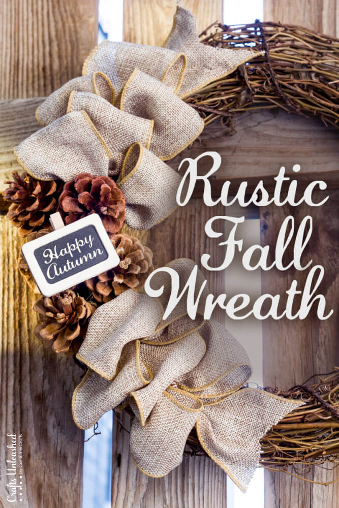 Handmade Harvest Fall Wreath