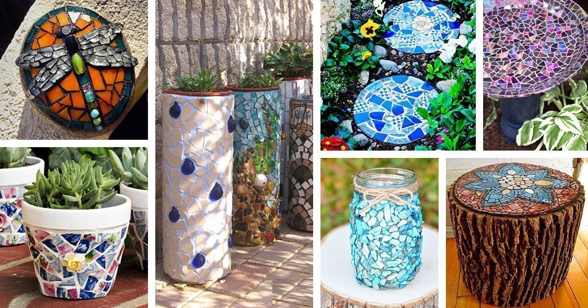 Featured image for “47 Pretty DIY Mosaic Decorations for Your Garden”