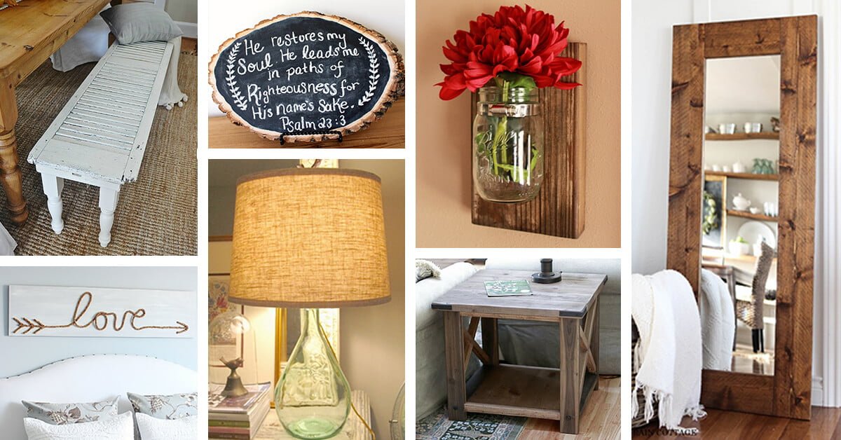 Featured image for “50+ DIY Rustic Home Decor Ideas You Can Make Yourself”