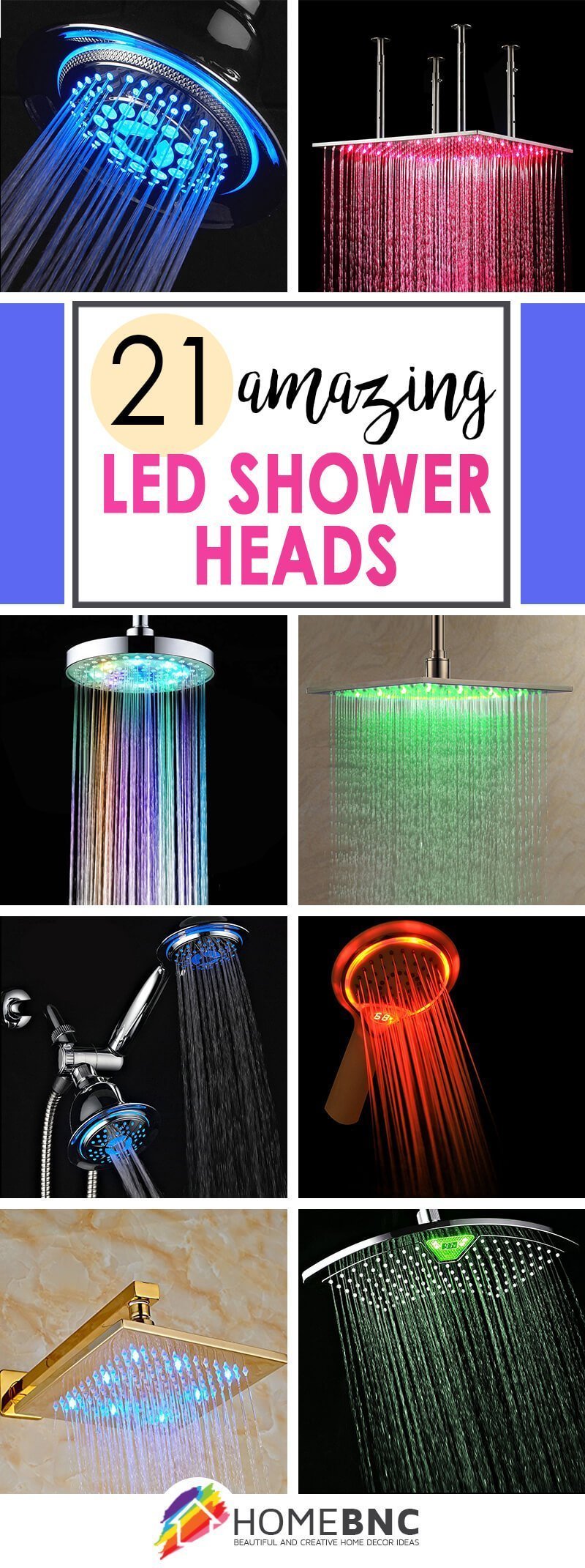 LED Shower Head Ideas