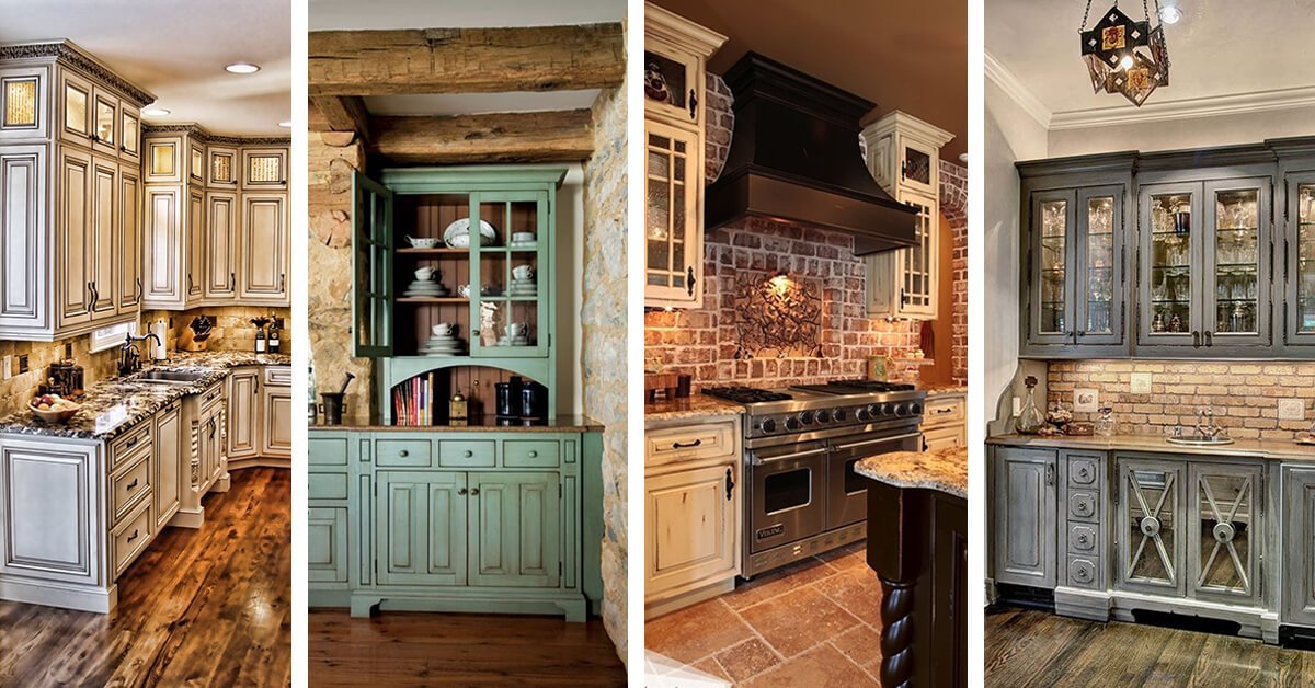 Featured image for “27 Cabinets for the Rustic Kitchen of Your Dreams”
