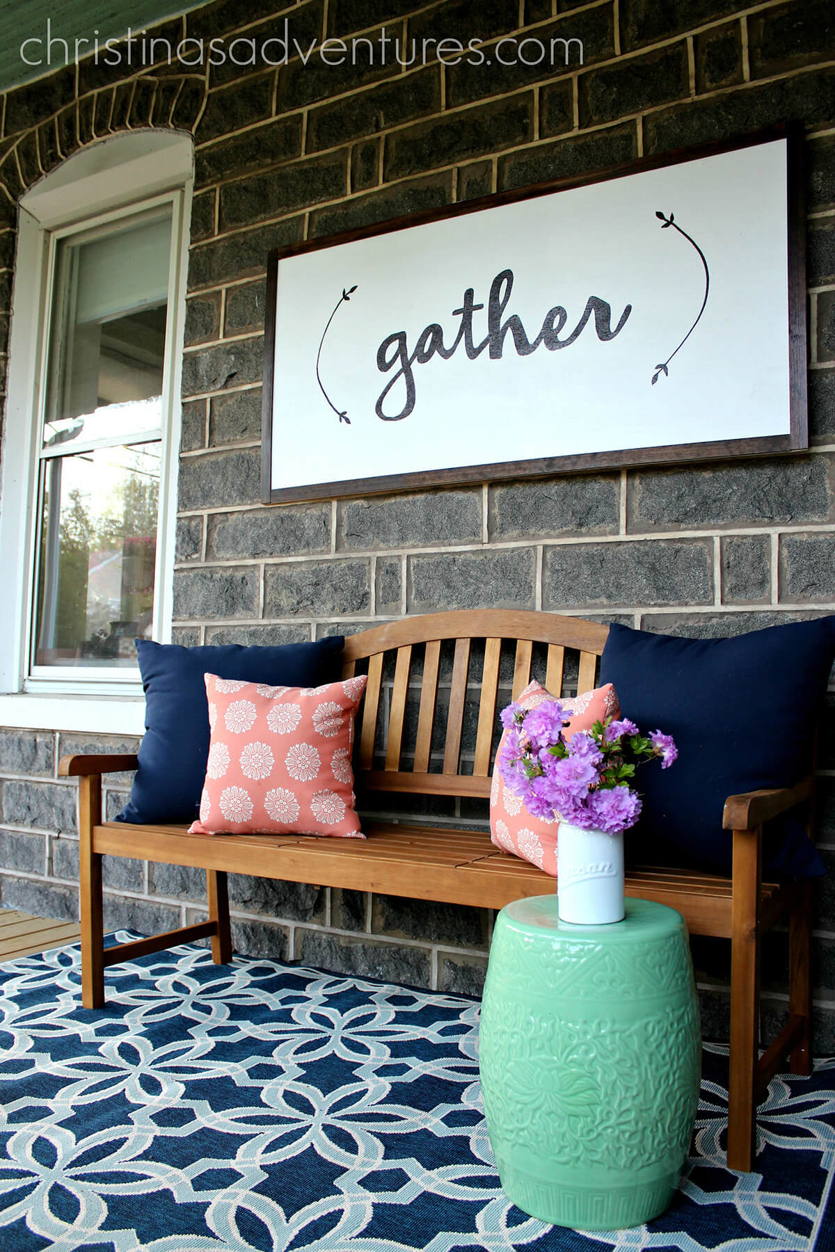 Sweet Porch Seating Area Sign