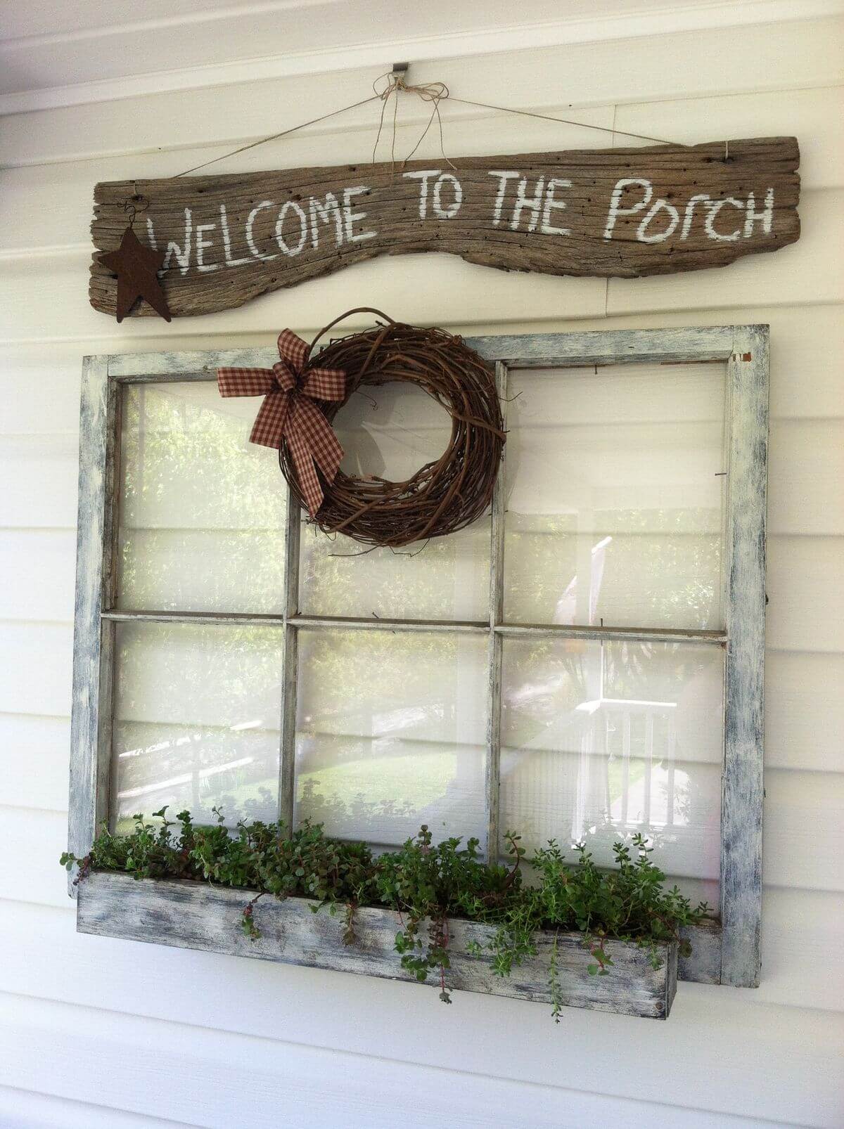 Hand Lettered Country Barnwood Sign