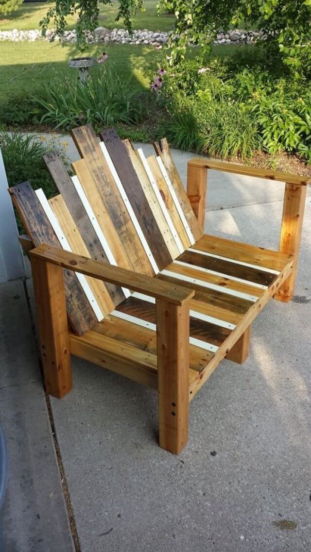 Adirondack Multi-Colored Wide Bench