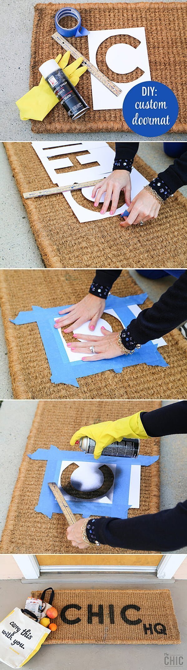 Personalized Welcome Mats Without the Cost