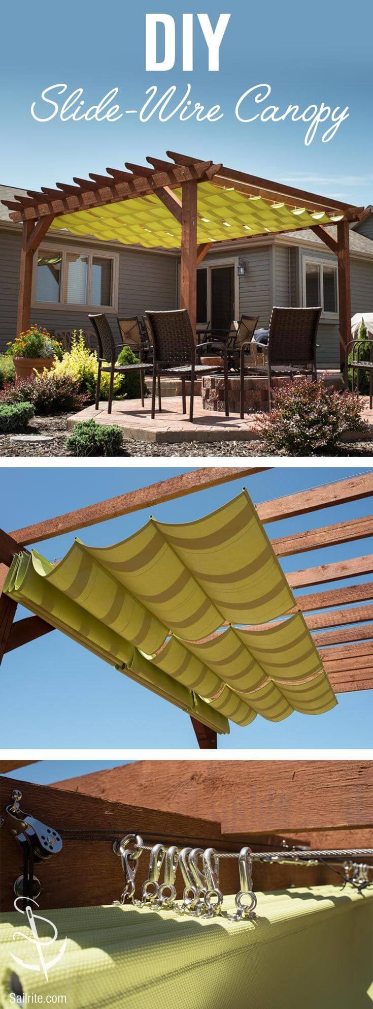 Roman-Style DIY Pergola Canopy