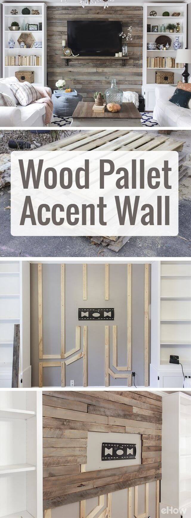 Save that Wood Pallet! Wood Wall