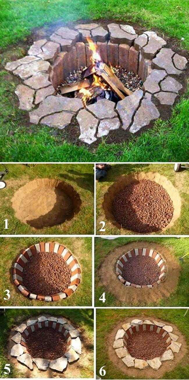 Rustic Druidic DIY Fire Pit