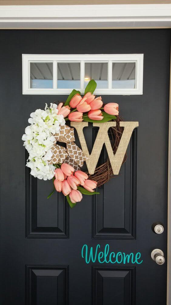 Sweetly Simple Summer Welcome Wreath