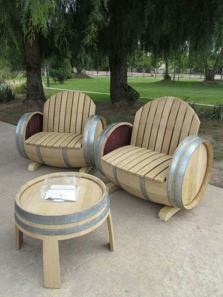 Barrel Luxury Restructured Patio Set