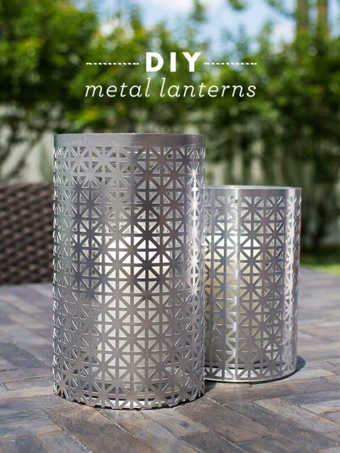 Decorative Laser Cut DIY Metal Lanterns