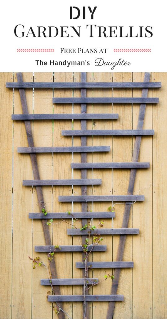 Stylized V-Shaped Garden Flower Trellis