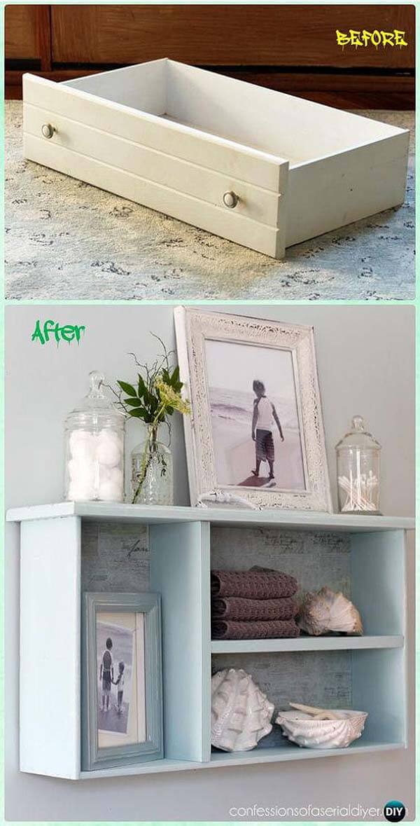 No More Junk Drawer: Charming DIY Wall Shelves