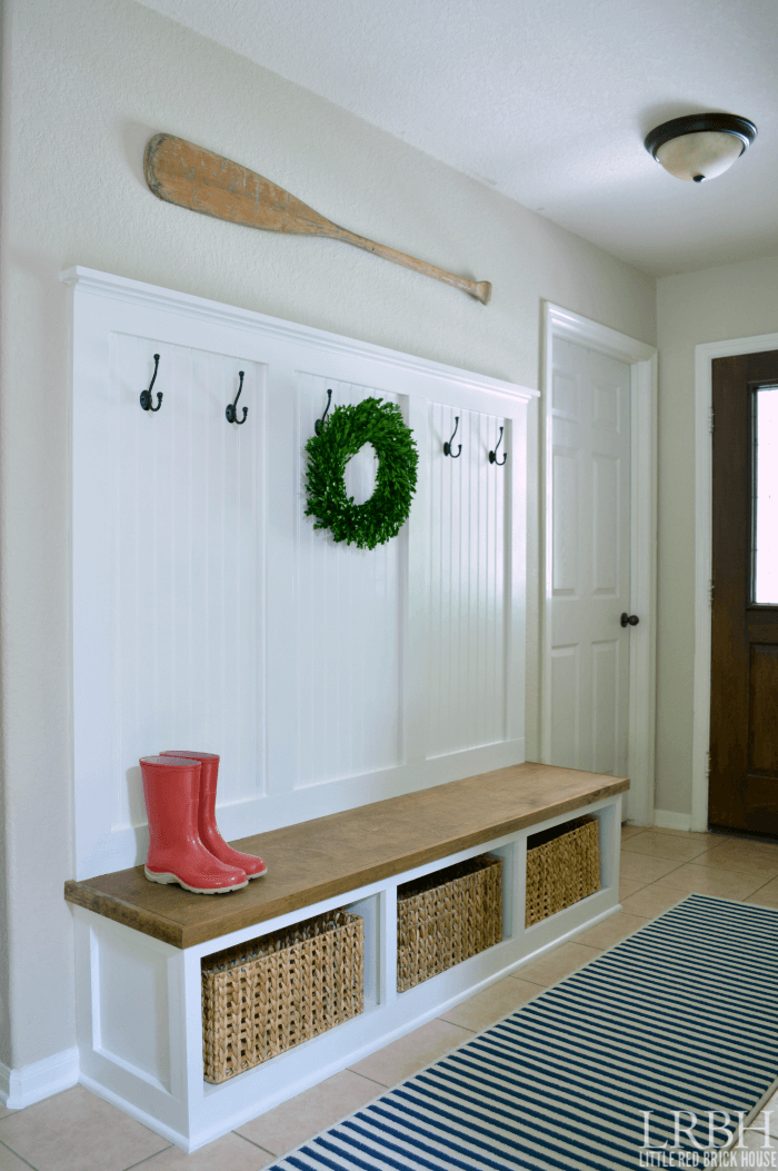 Large DIY Entryway Bench Projects