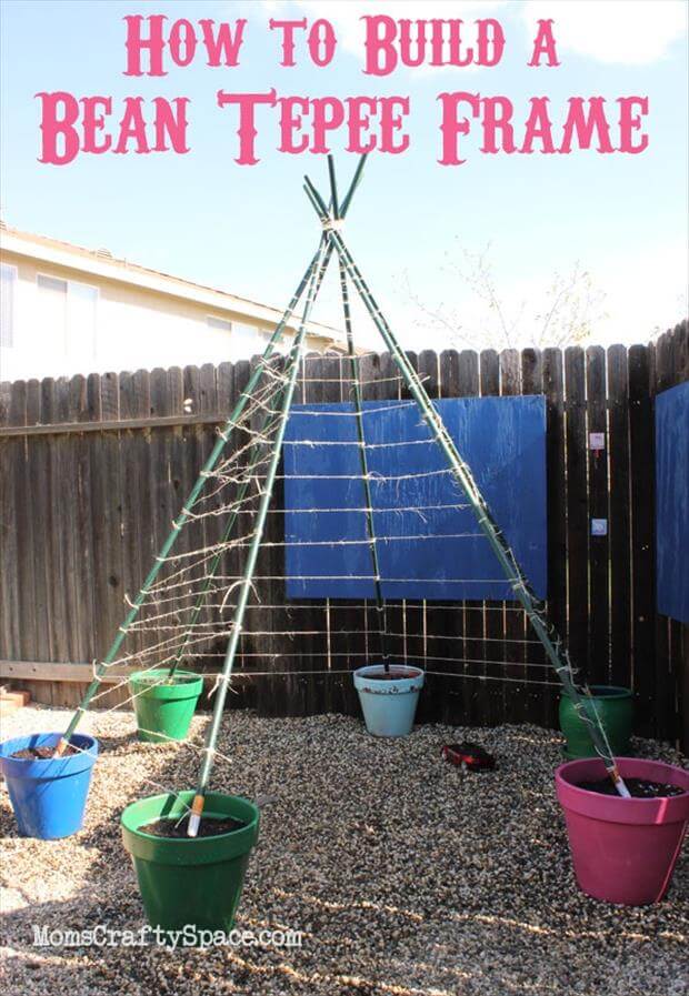 TeePee Trellis Frame for Pole Beans