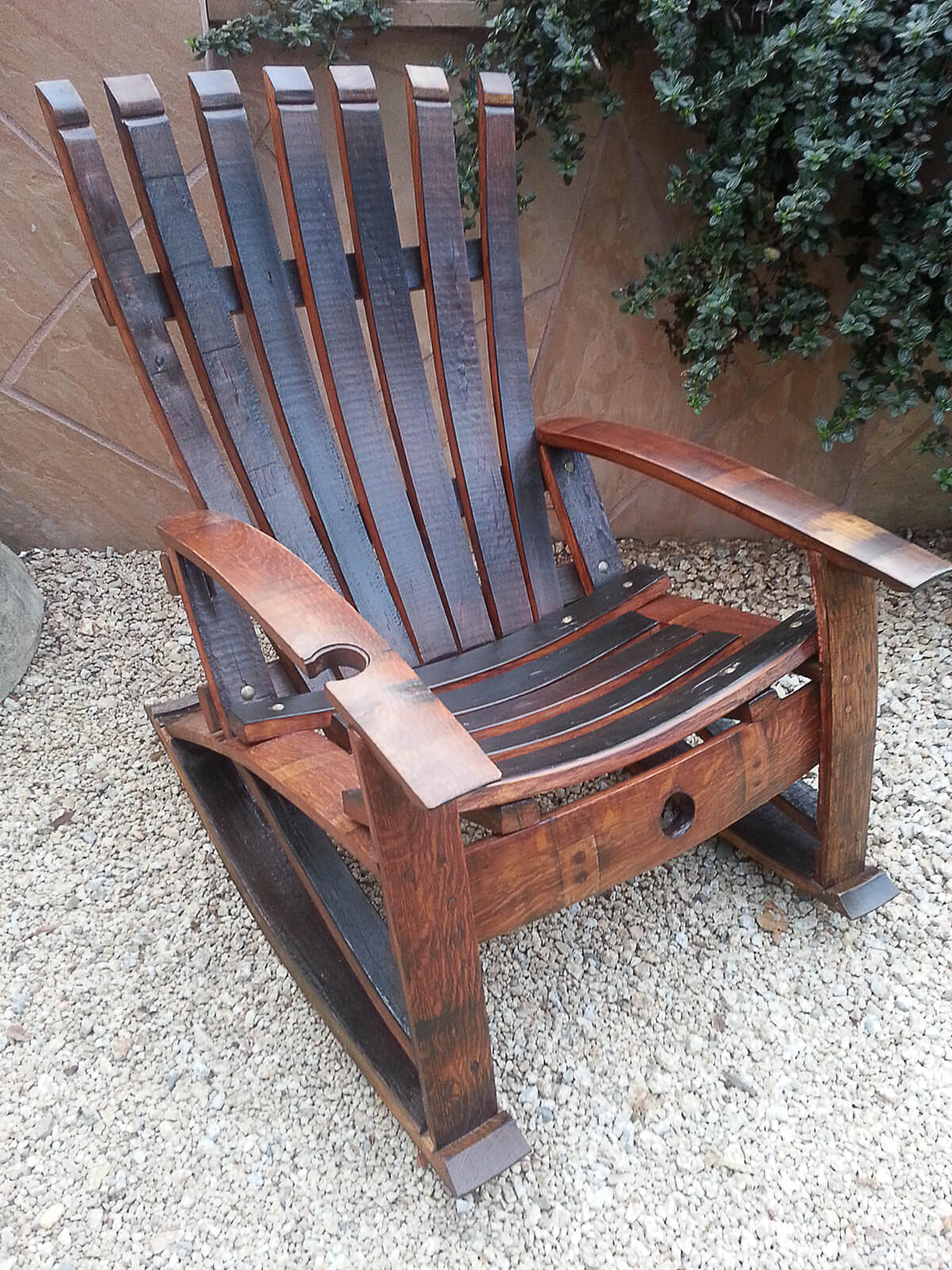 Aspen Lodge Repurposed Barrel Rocker