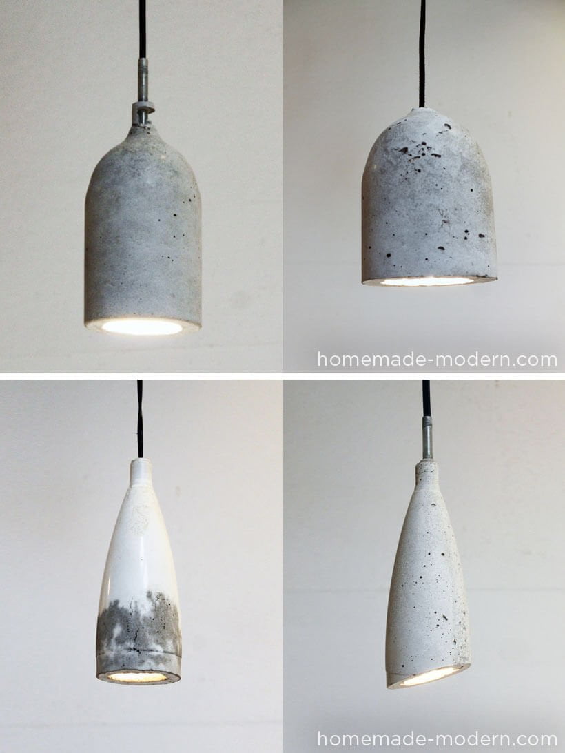 Sleek and Urban Stone Lampshade