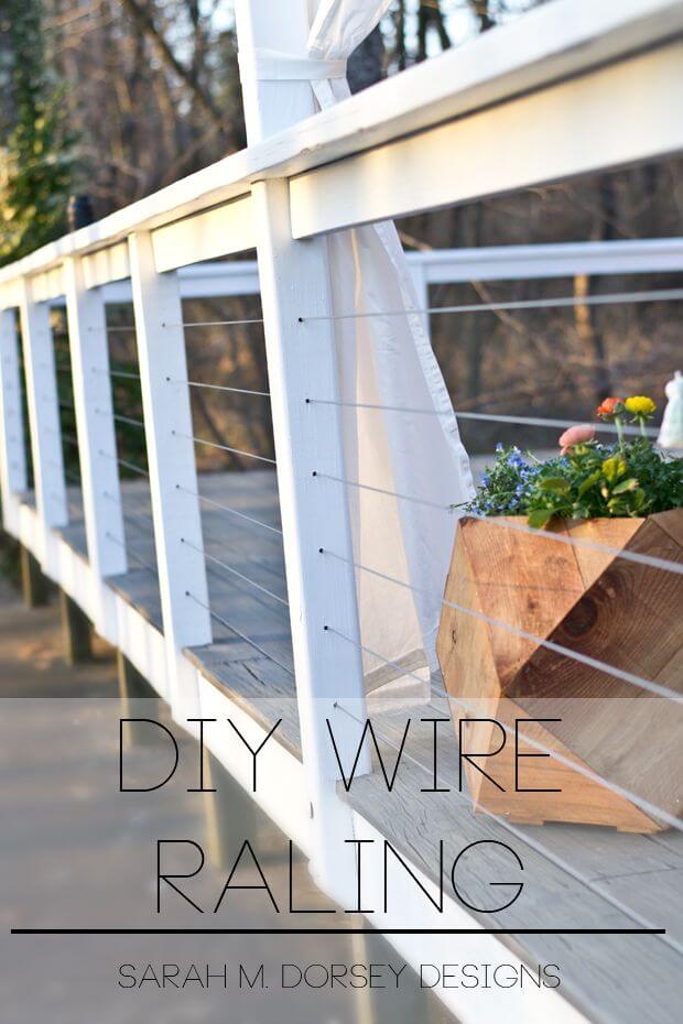 Yard Yacht DIY Wire Railing