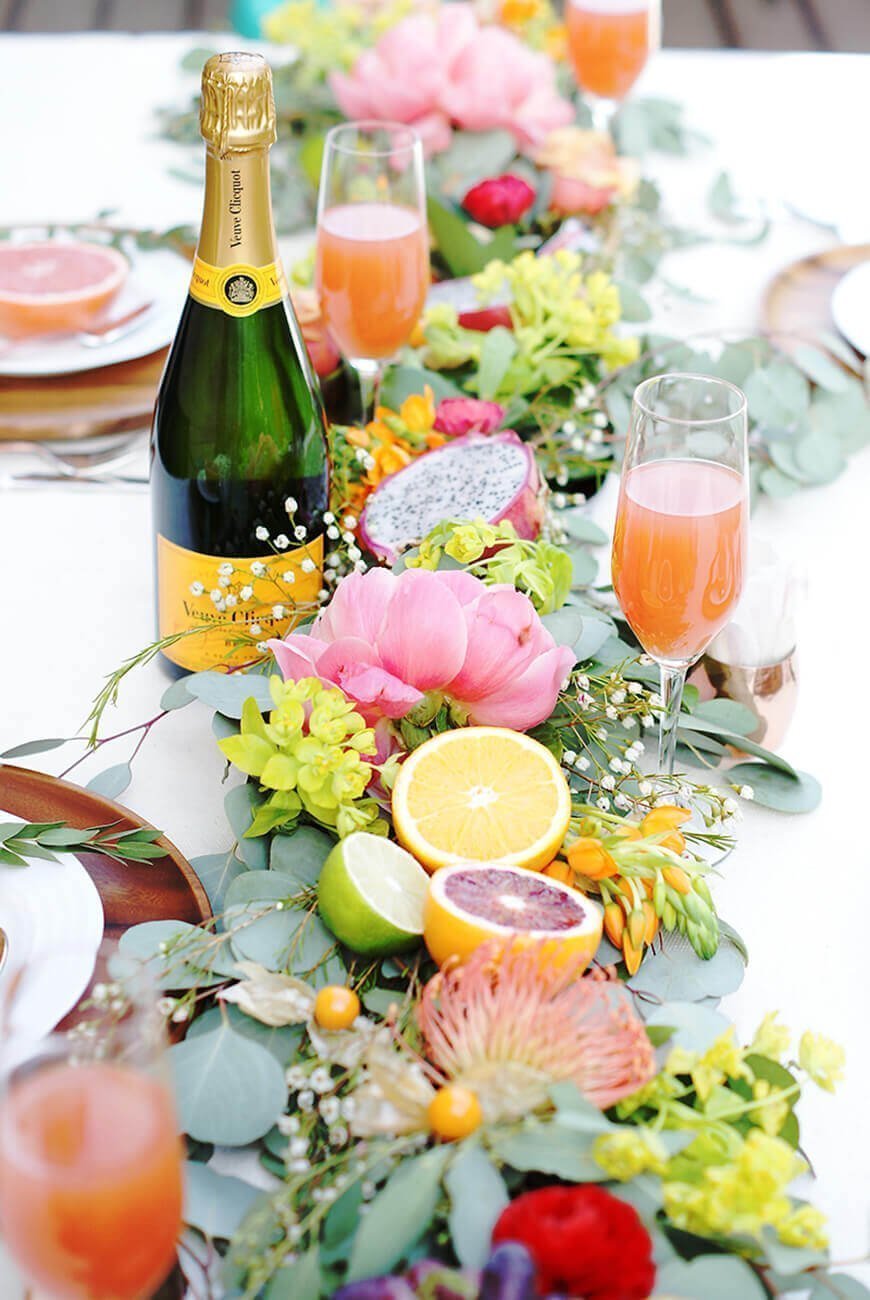 Beautiful Brunch Citrus Table Decor