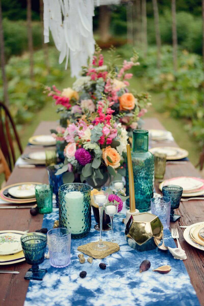 Abundant Bouquets with Eucalyptus Table Decor