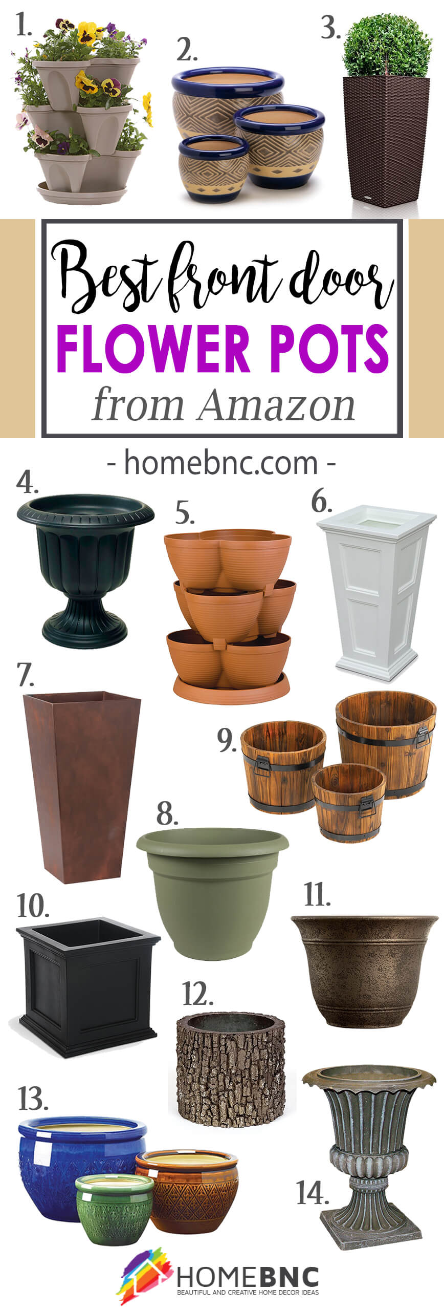 Best Flower Pots from Amazon