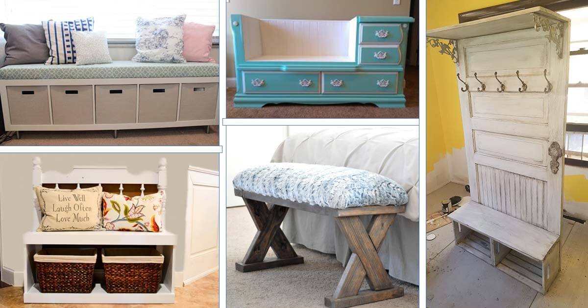 Featured image for “25 Easy DIY Entryway Bench Projects You Can Make This Weekend”