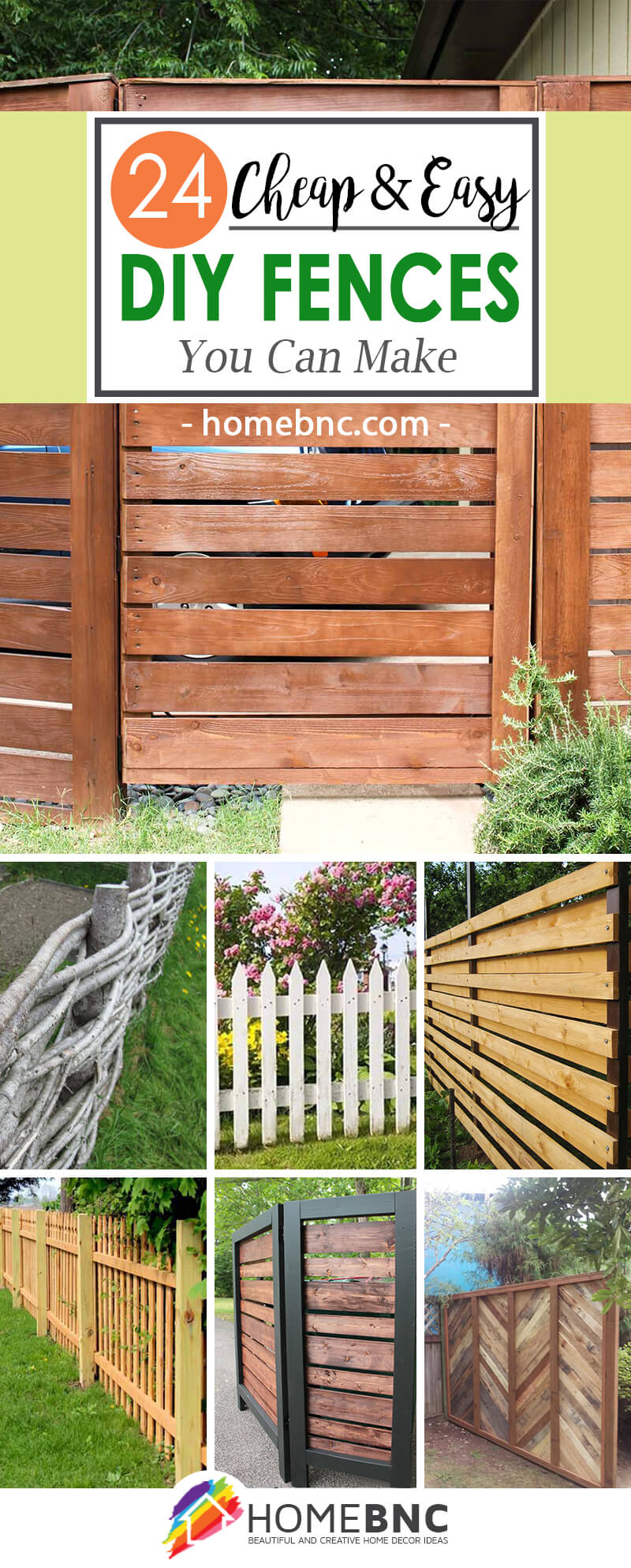 DIY Fence Decor Ideas