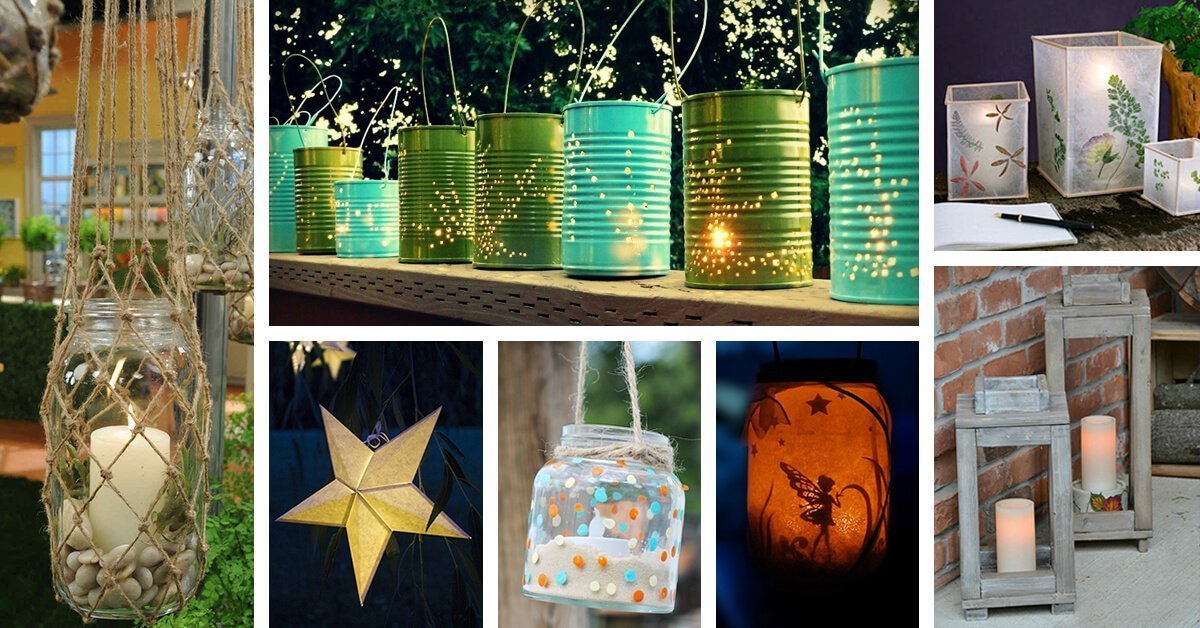 Featured image for “28 DIY Garden Lantern Ideas to Illuminate your Outdoor Area”