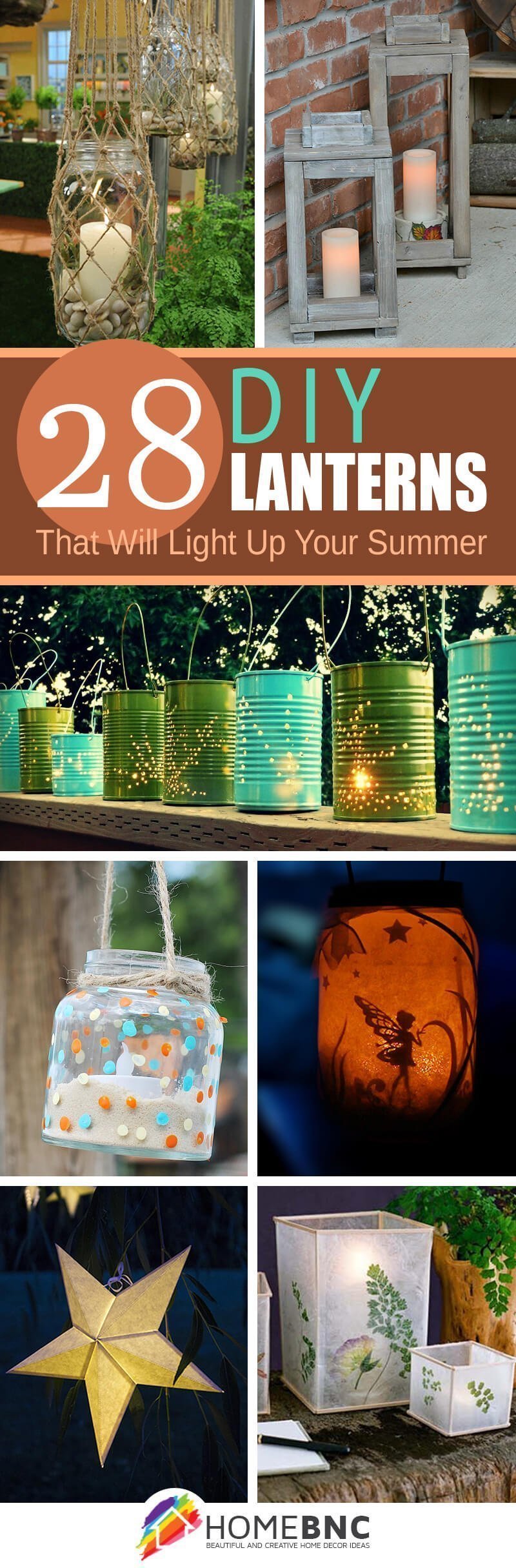 DIY Garden Lantern Ideas