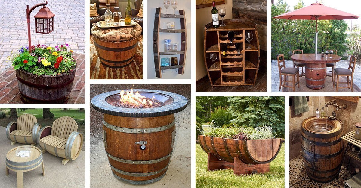 Featured image for “38 Creative Ideas For Reusing Old Wine Barrels”