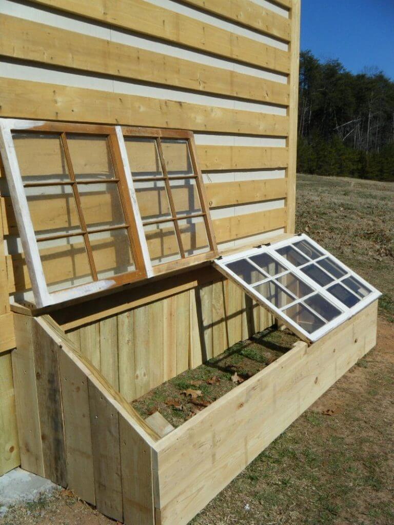 A Garden Space with a Windowed Top