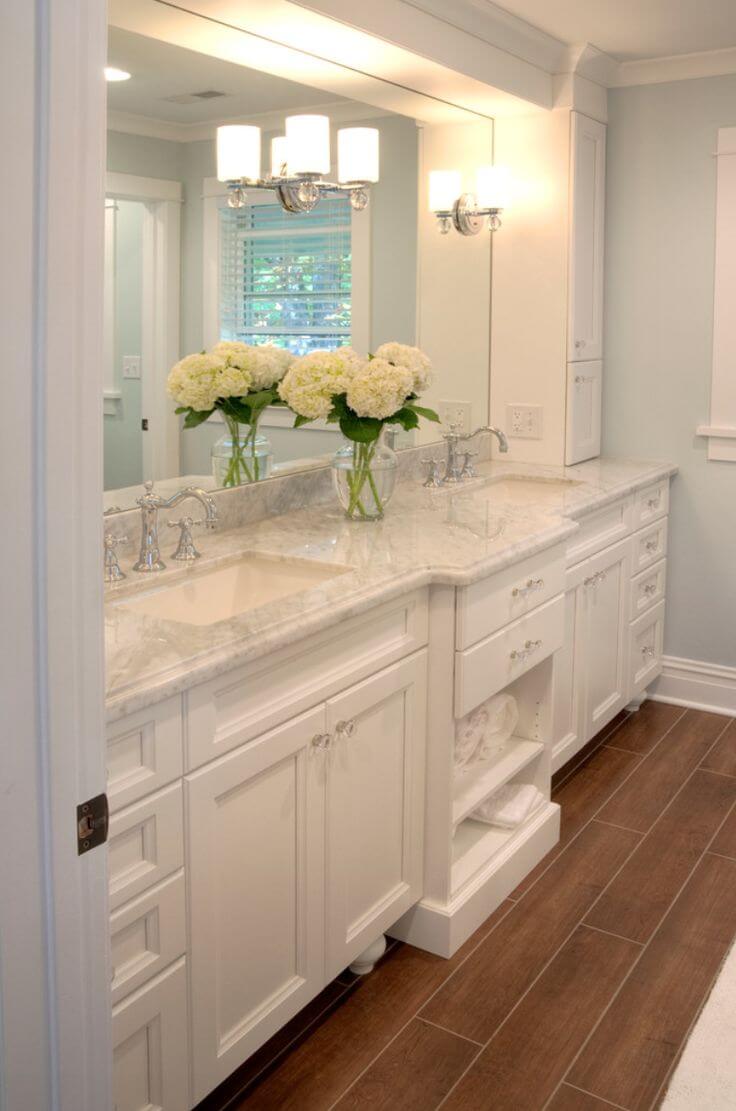 Bright White and Beautiful Bathroom