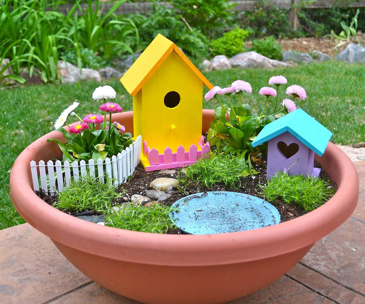 Cheerfully Yours Fairy Planter Garden