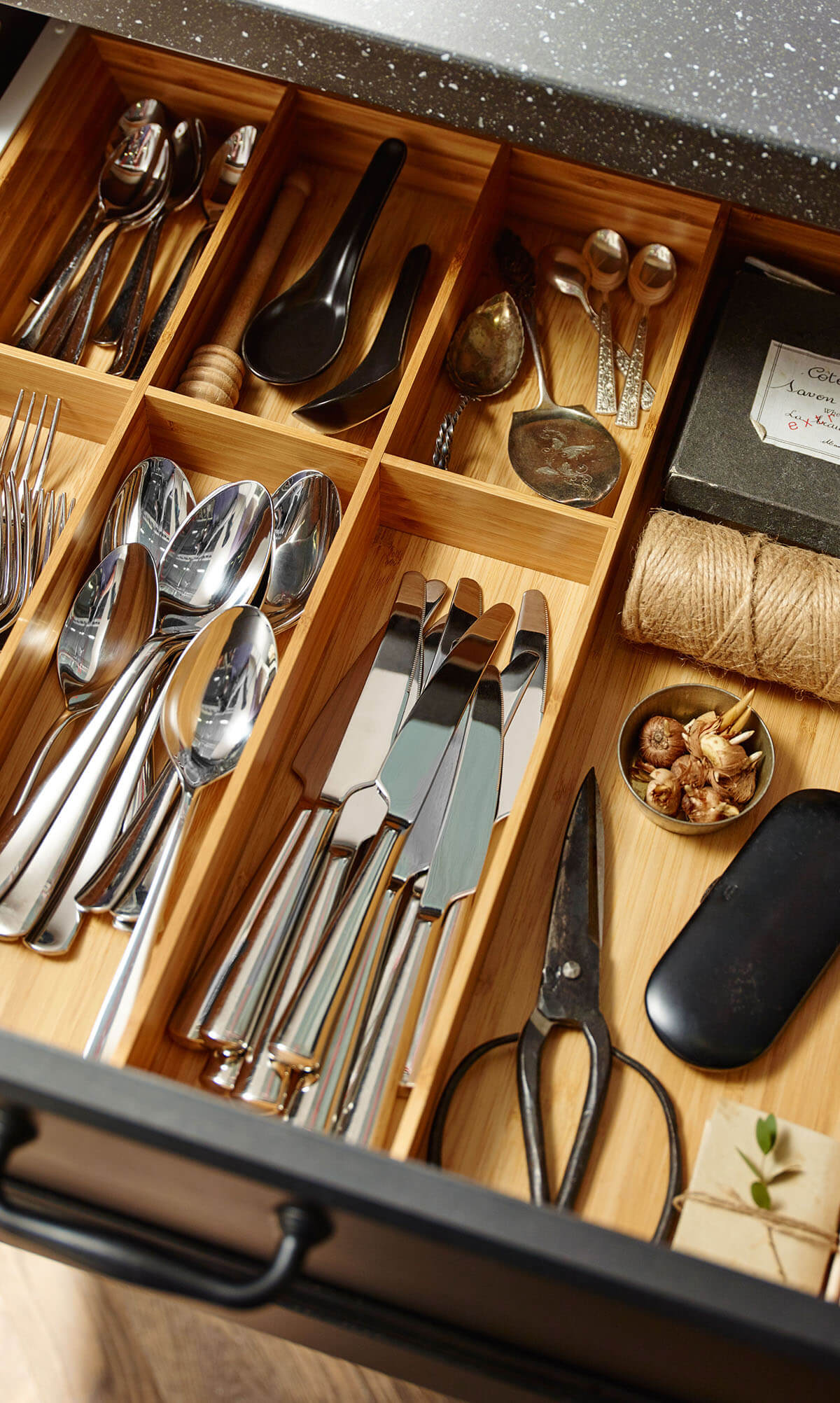 Wooden Dividers to Organize Your Utensil Drawers