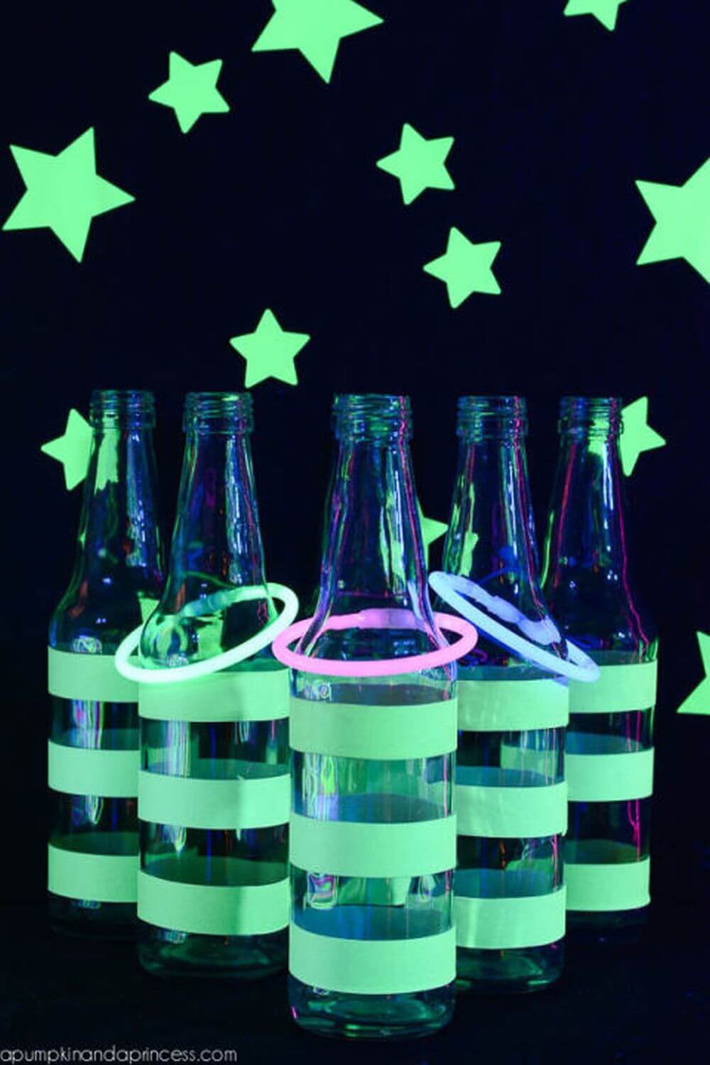 Glow Tape, Stars, and Sticks for a New Twist on Ring Toss