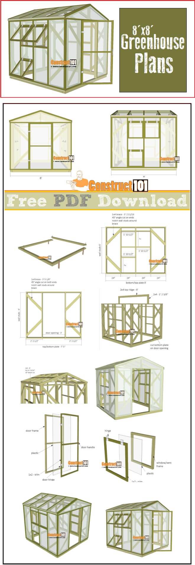 Step-By–Step Plans for a DIY Green House