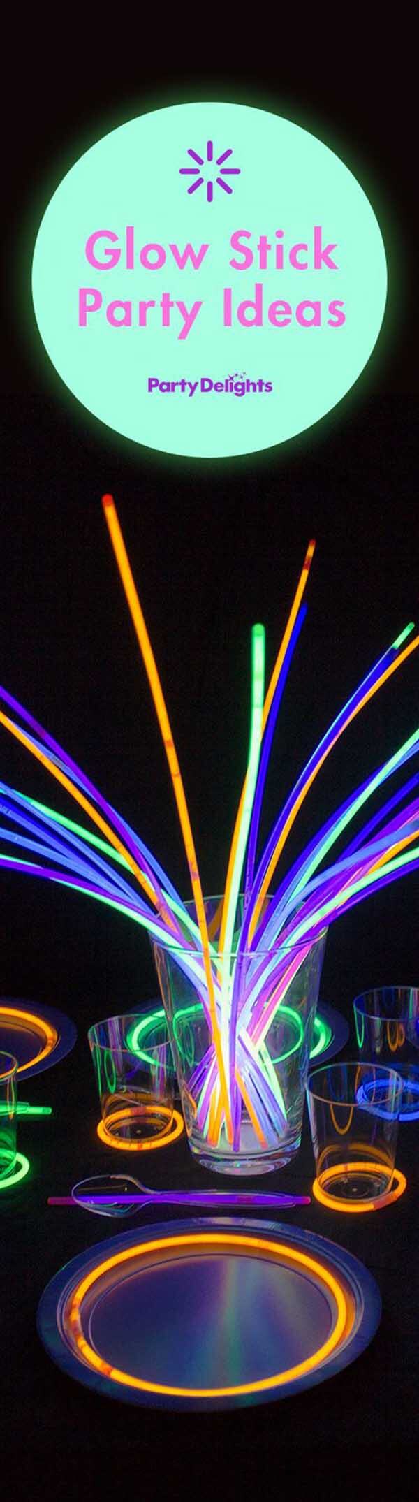 Glow Stick Décor Ideas are Limitless