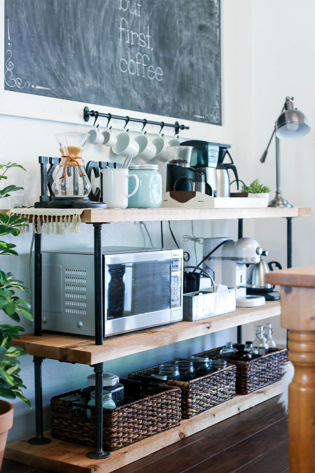 A Bookshelf-Style Shelf for Important Appliances