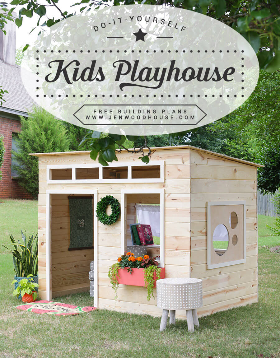 A Miniature Playhouse with Windows